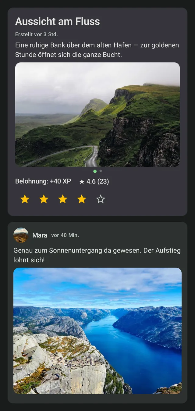 Entdeckungspunkte in deiner Nähe in StreetPainter